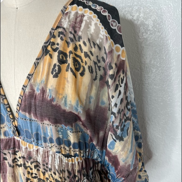 Agabhumi by Anthropologie boho hippie vacation beach swim bikini coverup - Picture 2 of 5